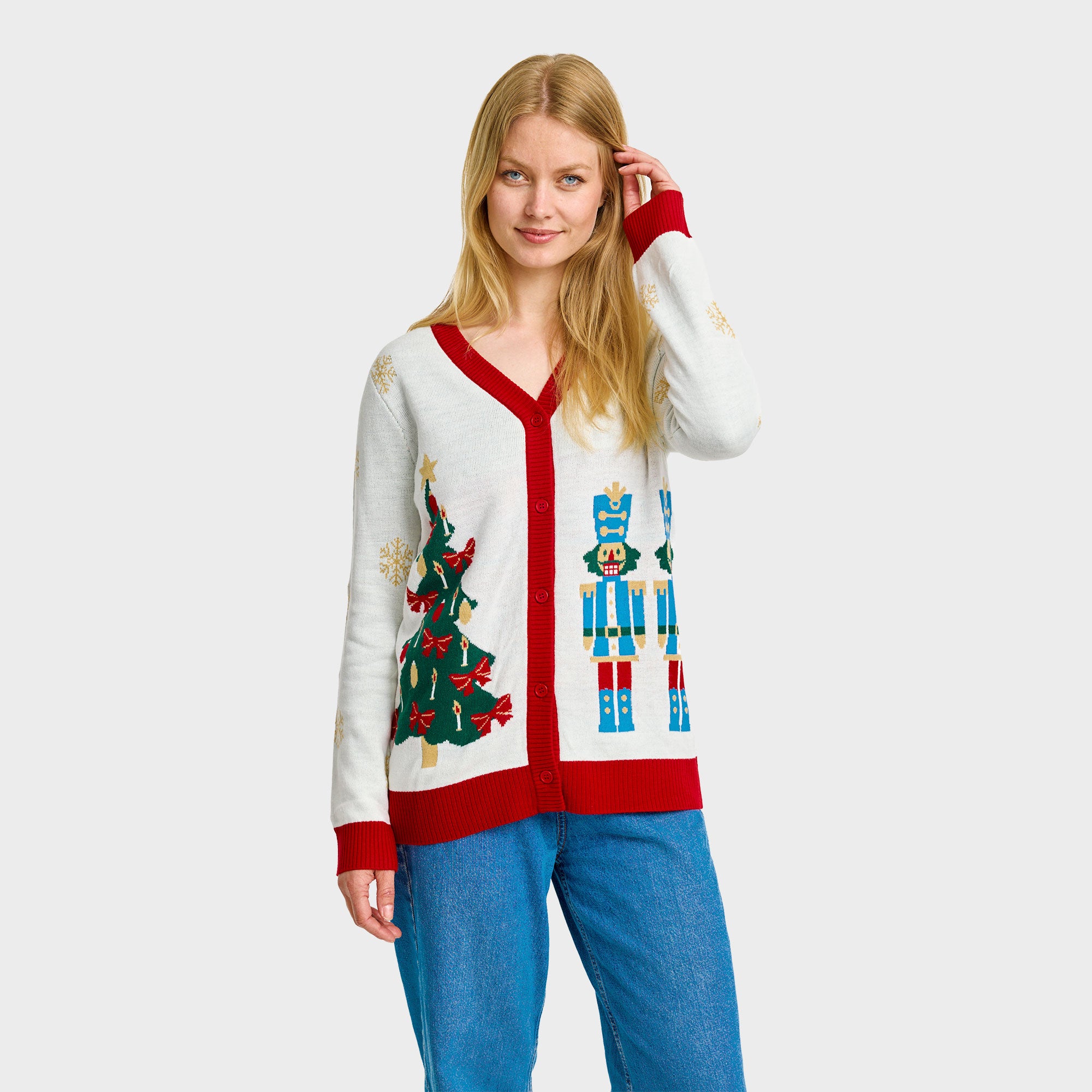 The Nutcracker julecardigan - Dame